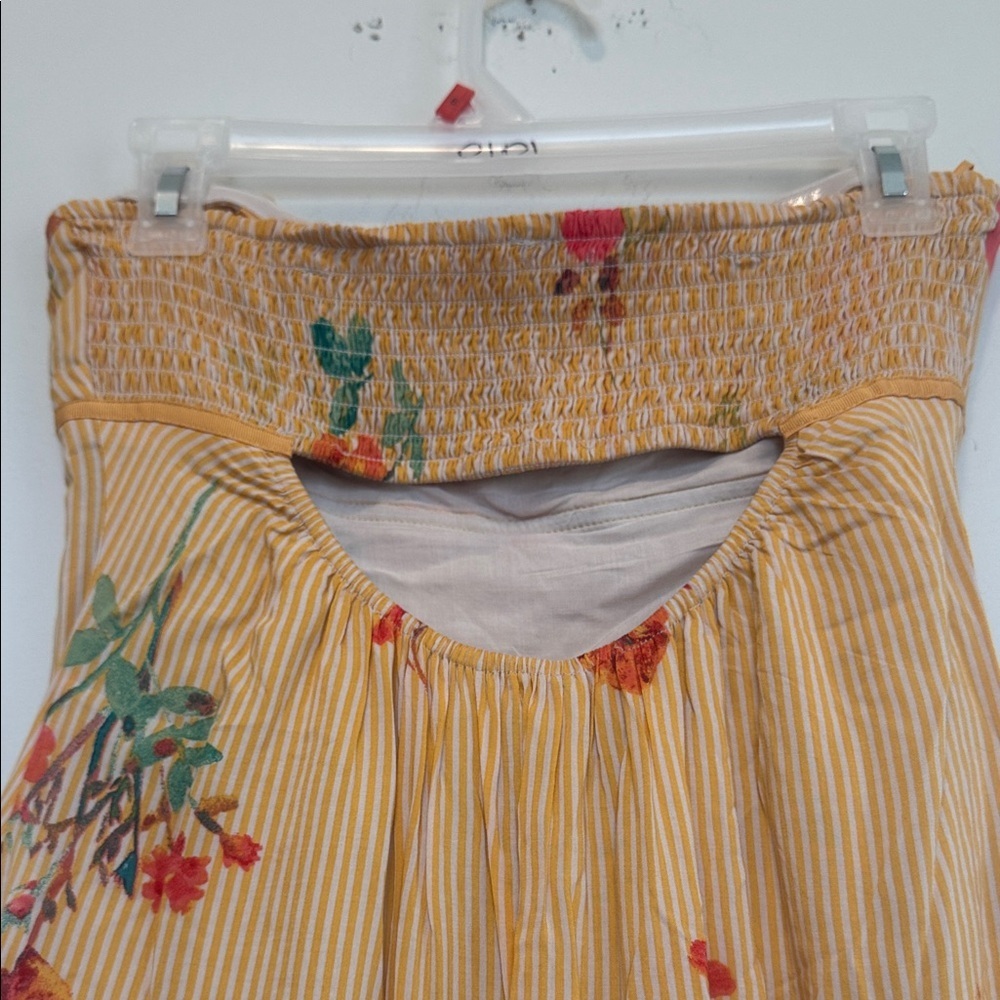 Free People Floral Strapless Dress - Picture 8 of 8